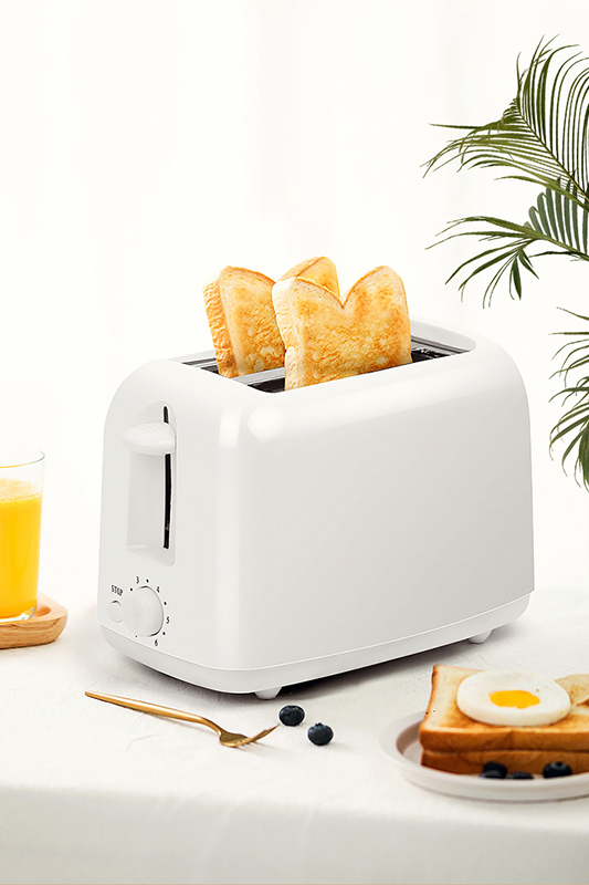 Simplus 750W Automatic Toaster 2Slice Breakfast Sandwich Bread Maker