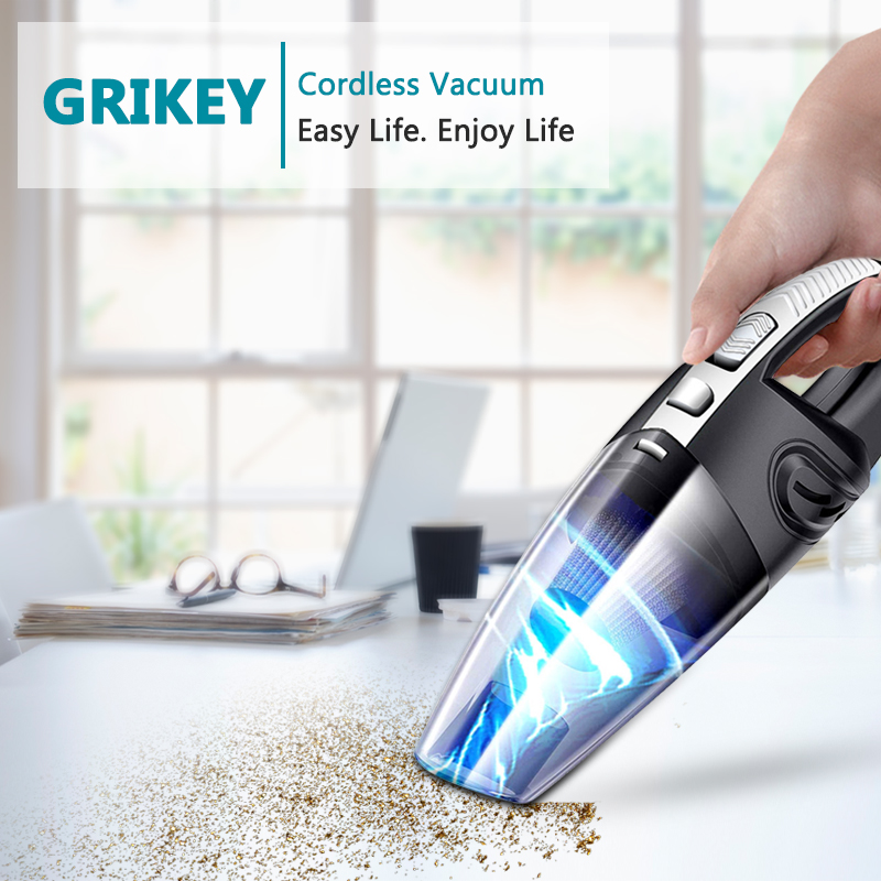 GRIKEY Wireless Vacuum Cleaner For Car Vacuum Cleaner Wireless Vacuum Cleaner Car Handheld Vaccum Cleaners Power Suction