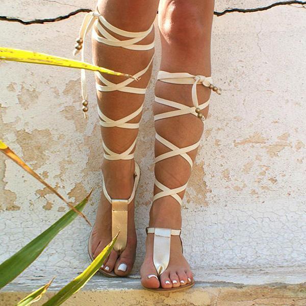 Shoemona T-strap Ancient Greek Sandals