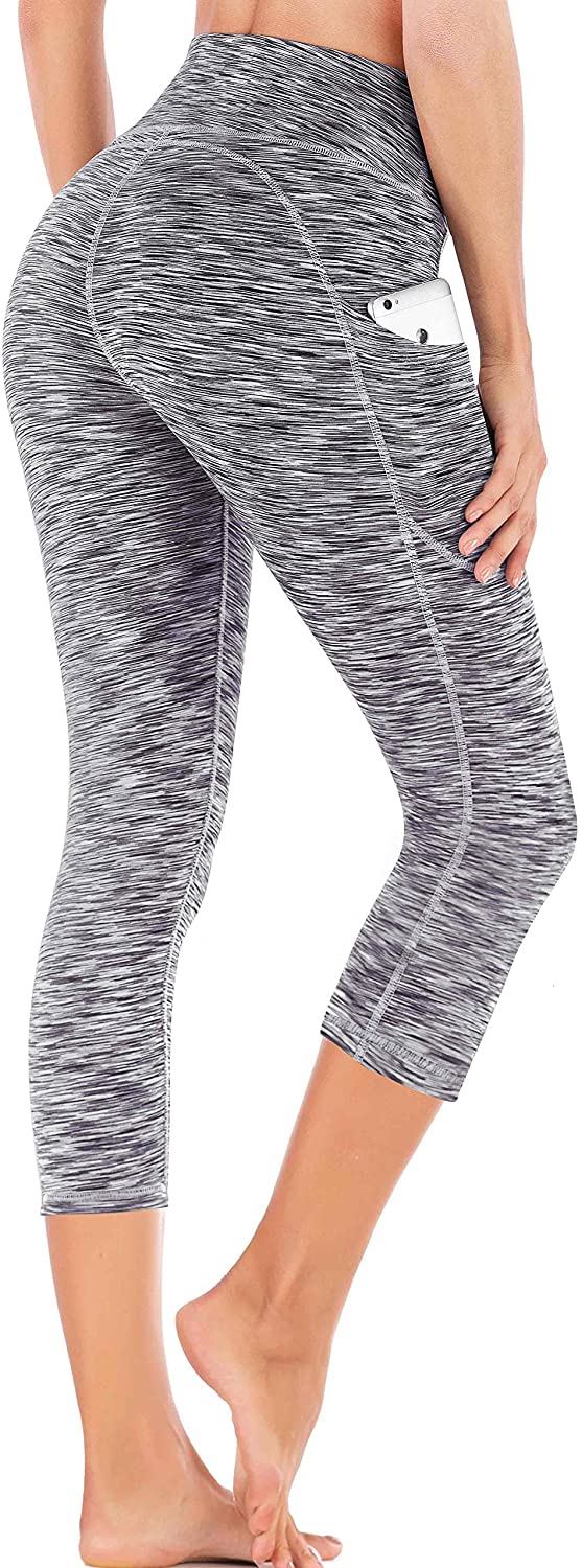 IUGA High Waisted Yoga Capri for Women 