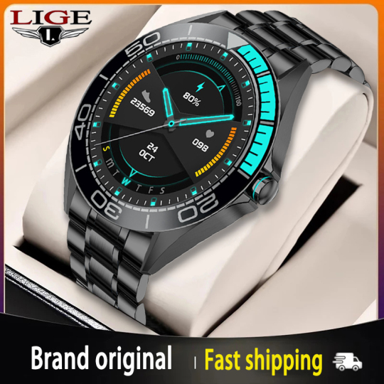 LIGE Smartwatches Men's IP68 Waterproof Sports Watch
