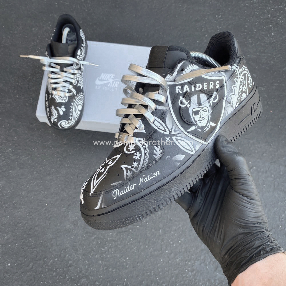 custom raiders air force 1