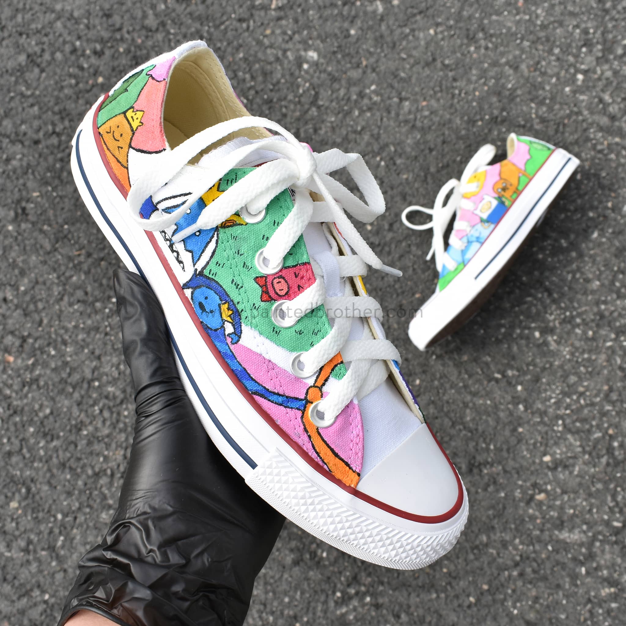 Custom Graffiti Handcraft Painting Shoes Low Top Converse