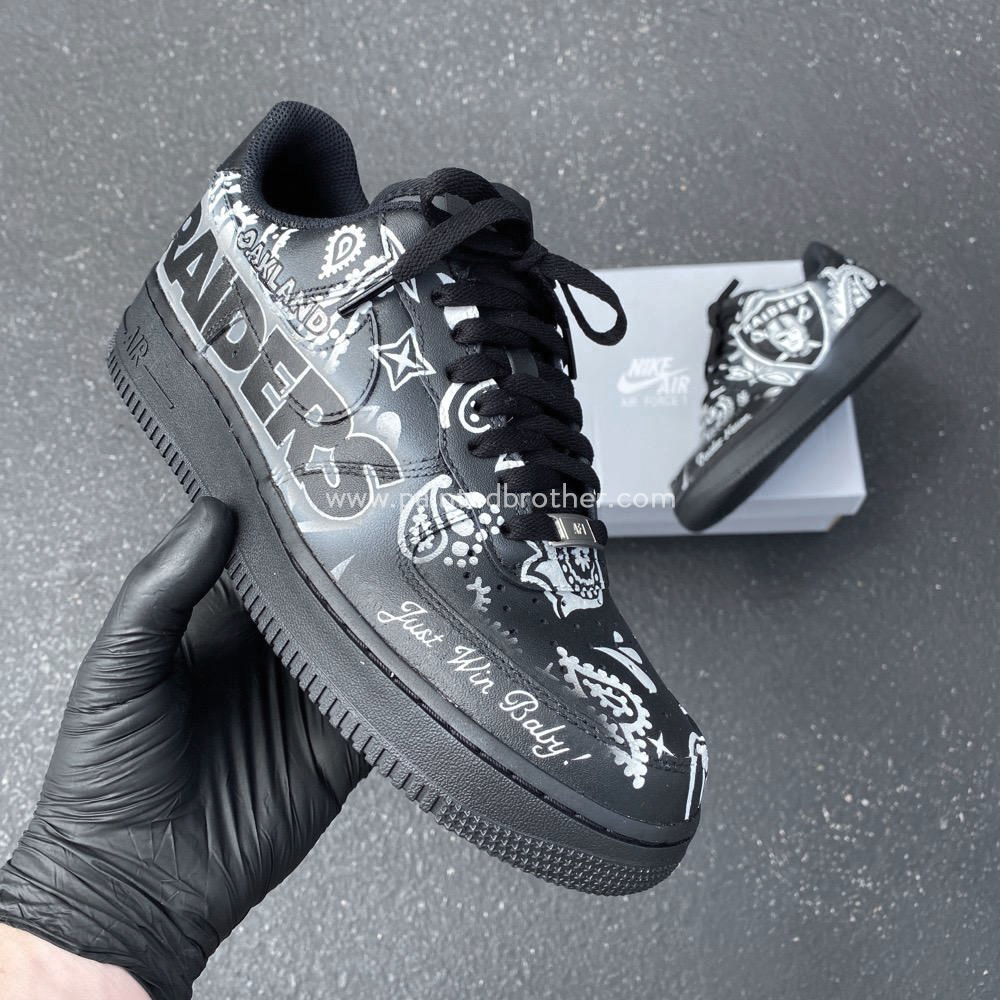 custom raiders air force 1