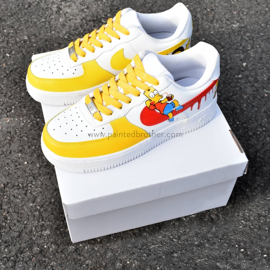 air force 1 simpsons custom