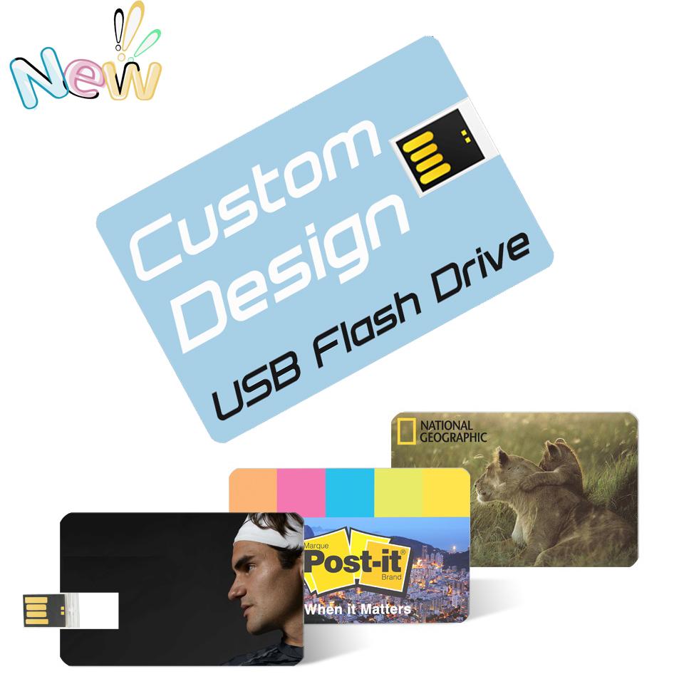Bulk Credit Card USB Flash Drive Custom USB2.0 Flash Drive Logo Usb Business Card
