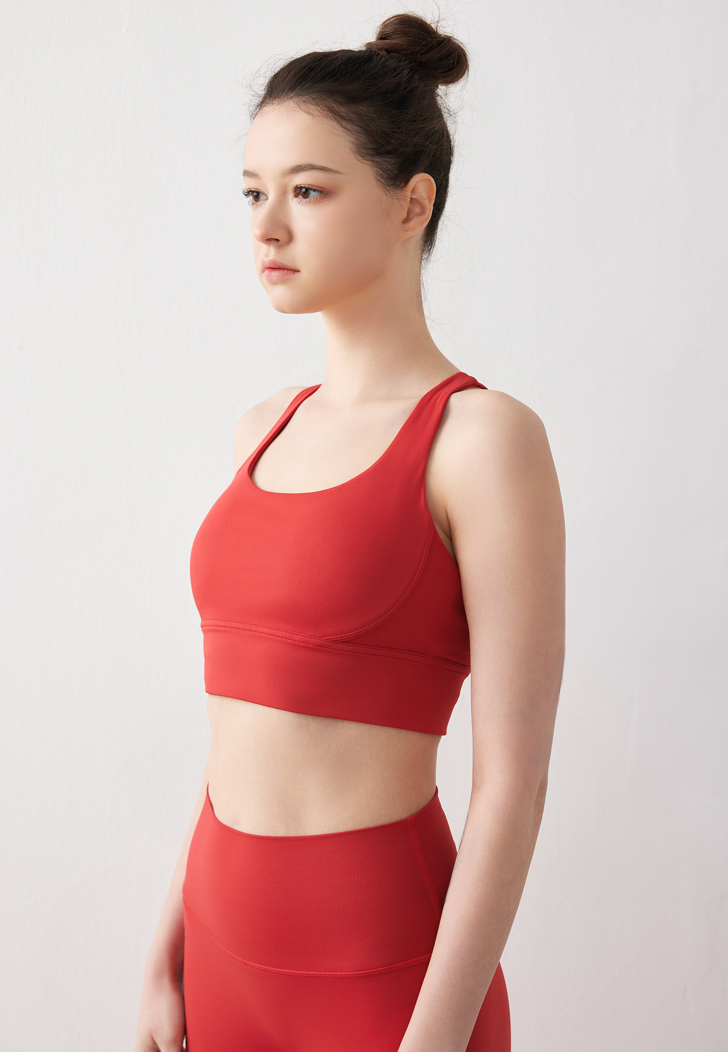 Knockout Multi-Strap Longline Sports Bra