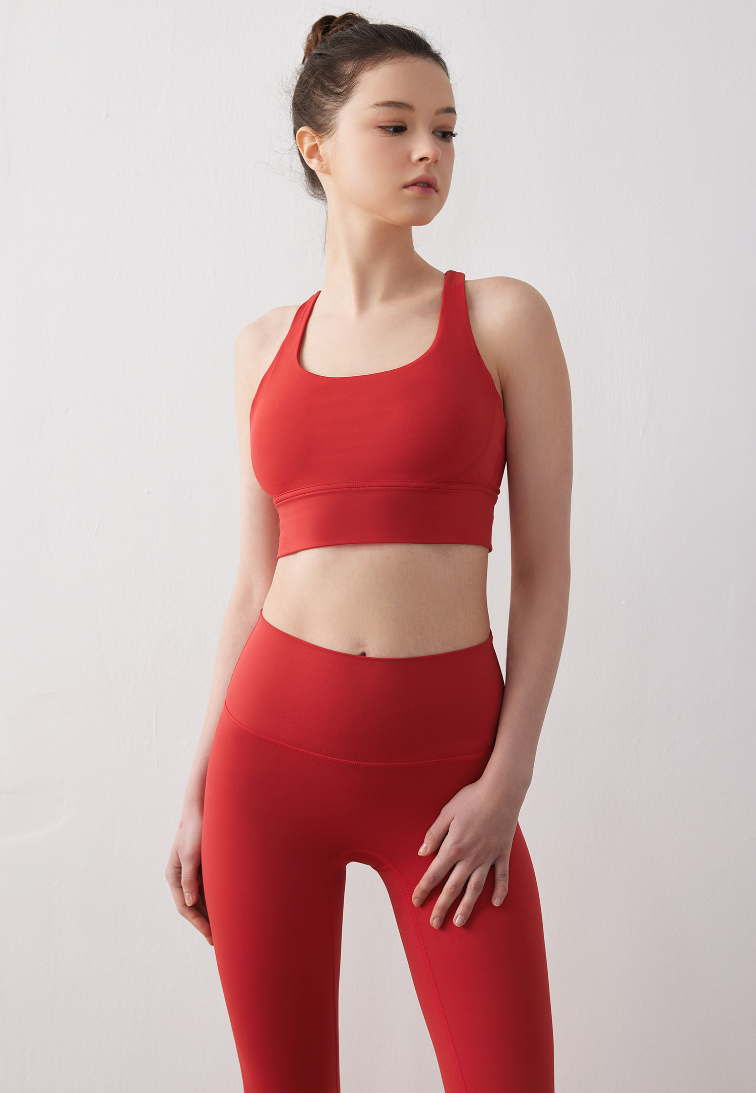 Knockout Multi-Strap Longline Sports Bra