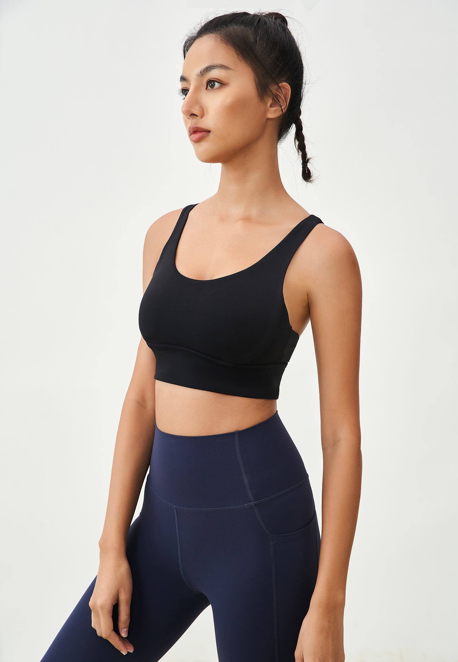 Knockout Multi Strap Longline Sports Bra