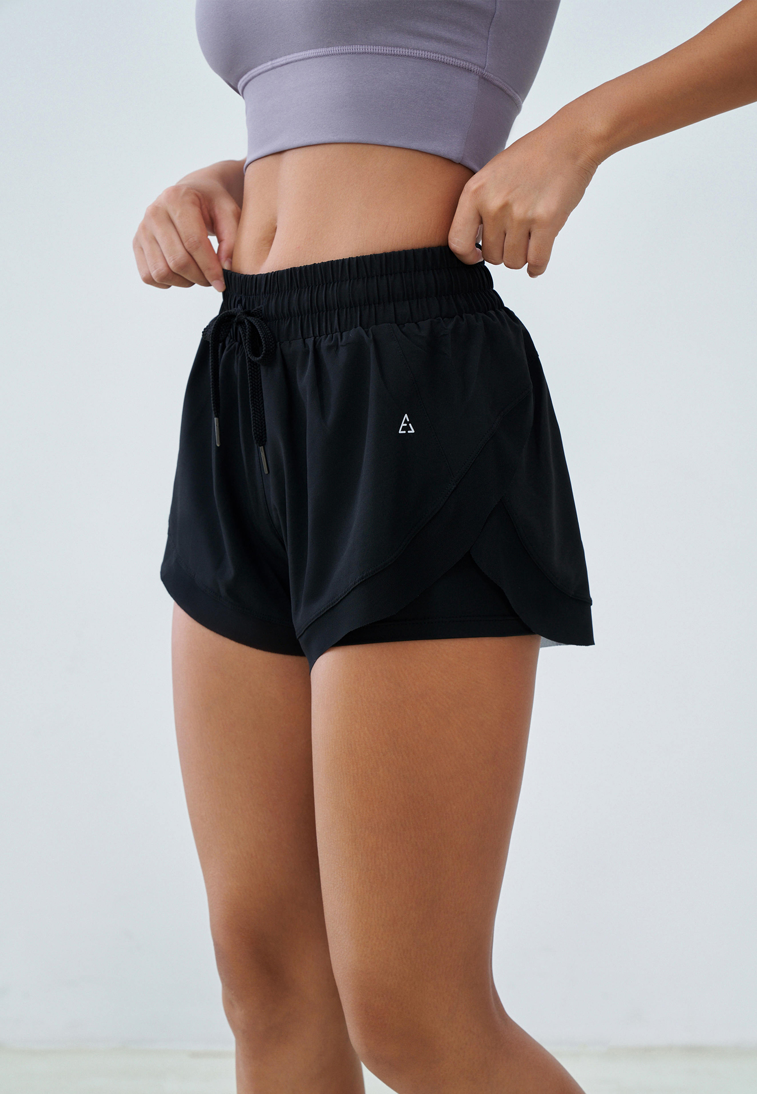 Mesh-up 2-in-1 Shorts