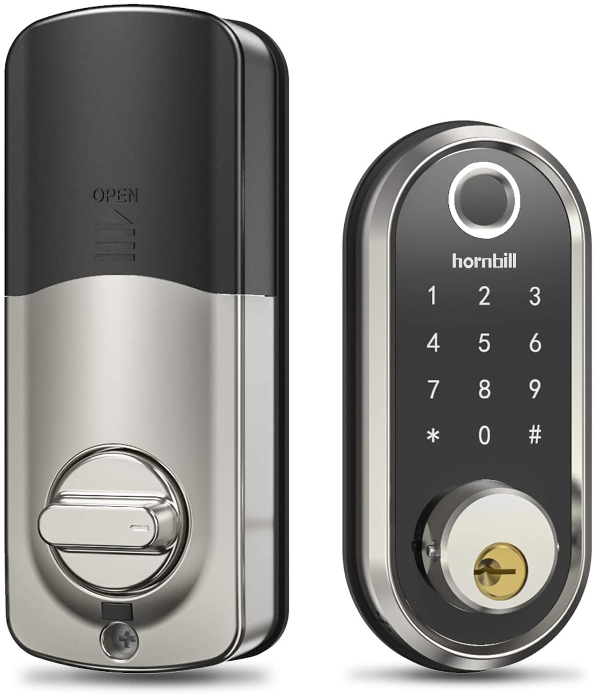 Smart Lock Front Door, Keyless Entry Door Lock Fingerprint