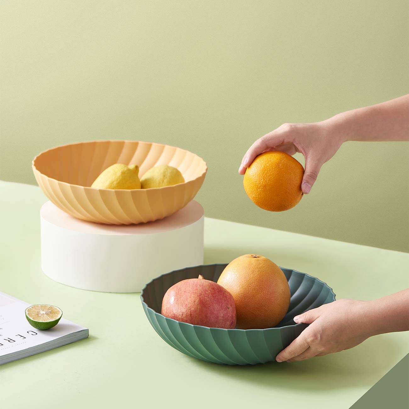 Tea cup snack plate