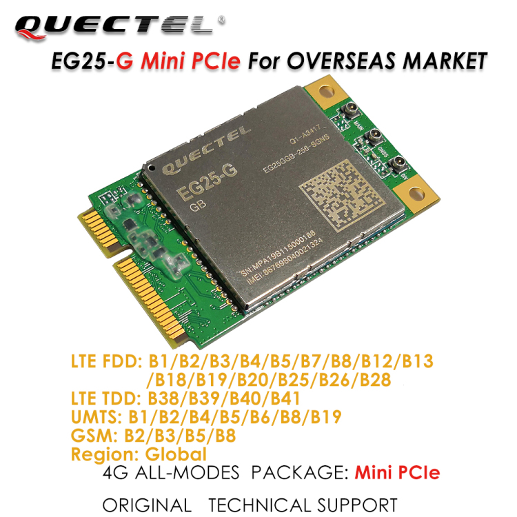4g Eg25 G Mini Pcie Iot M2m Optimized Lte Cat 4 Module