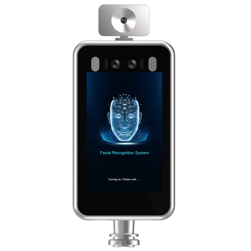 8" IPS HD Display Facial Recognition, Temperature Detection, Mask Detection 3-IN-1 System Access Control Terminal