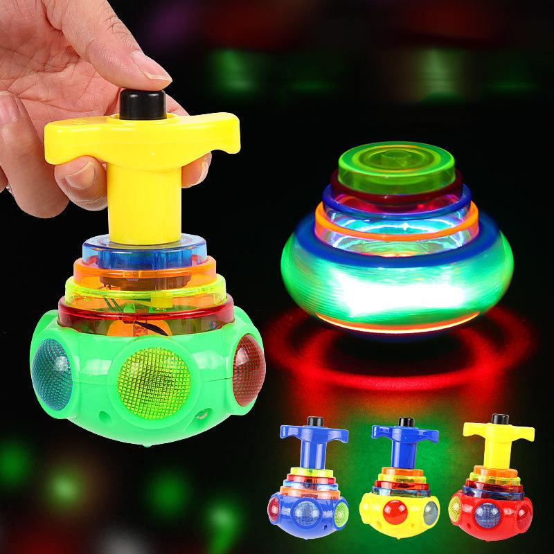 Music Flashing Spinners Toy