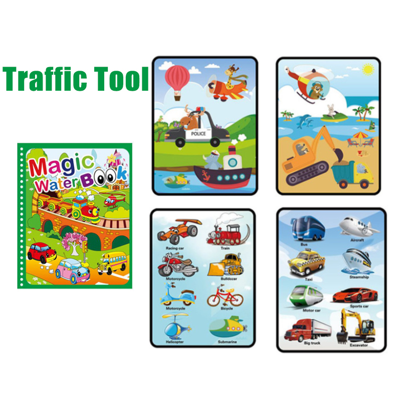 Magic Water Coloring Book