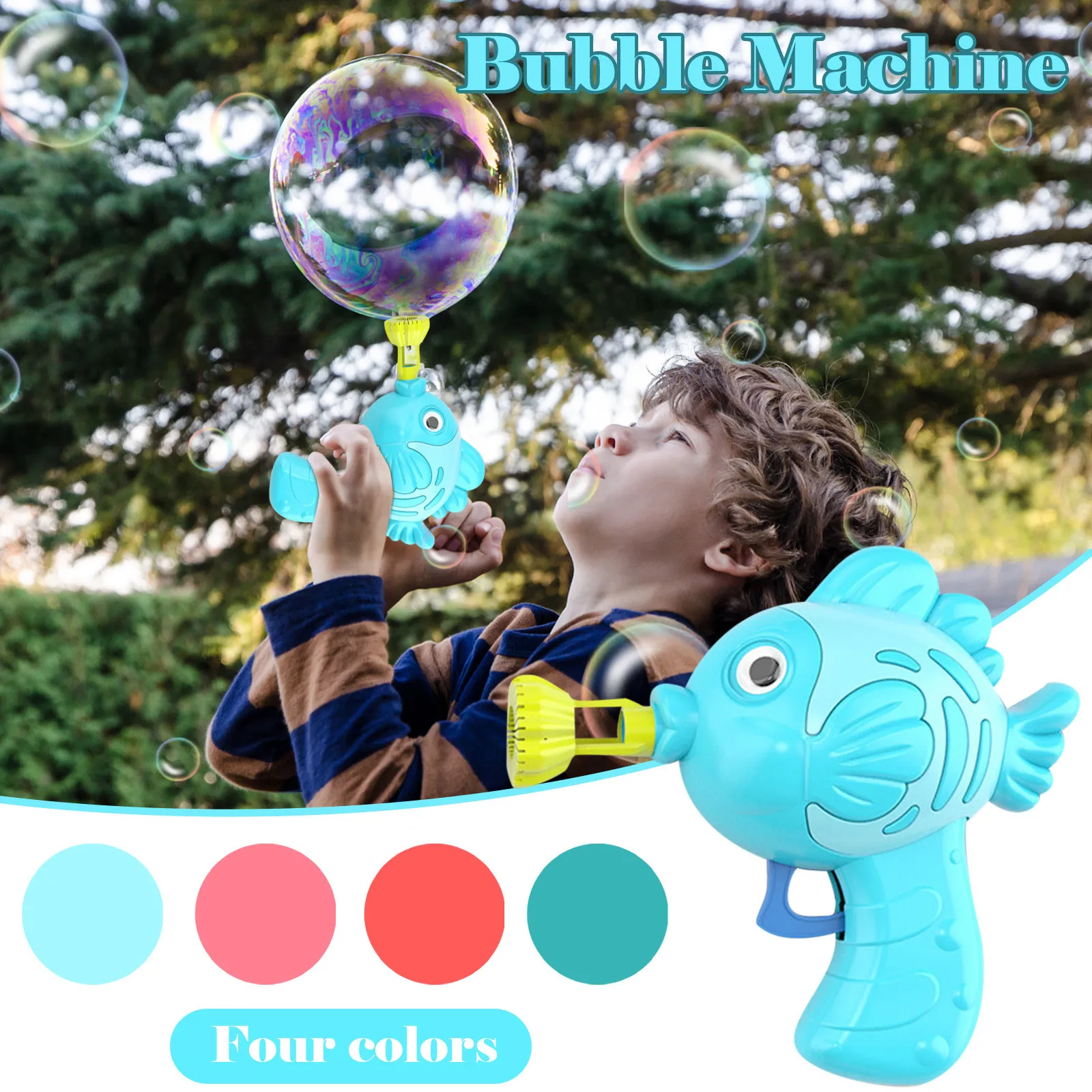 Cute Fish Bubble Gun Toys - BUY 3 FREE SHIPPING