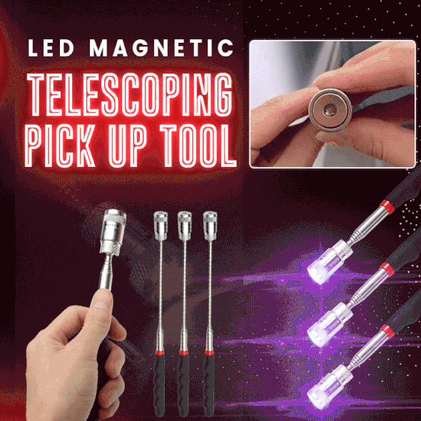 LED Retractable Magnetic Pickup - BUY 3 GET EXTRA 20% OFF