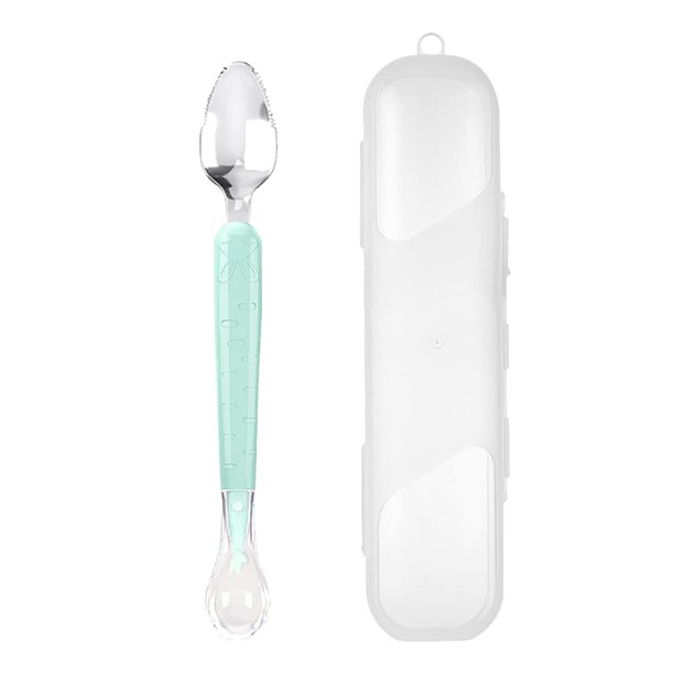 Double Head Baby Silicone Food Spoon - BUY 3 GET EXTRA 20% OFF
