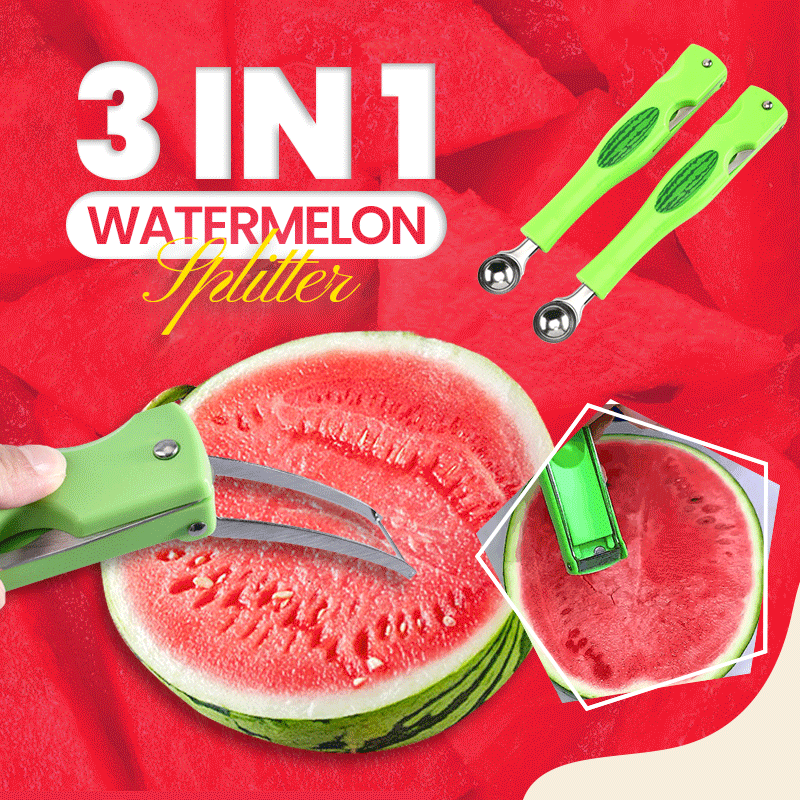 HOT SALE NOW - 3 IN 1 Watermelon Splitter - BUY 3 GET EXTRA 20% OFF