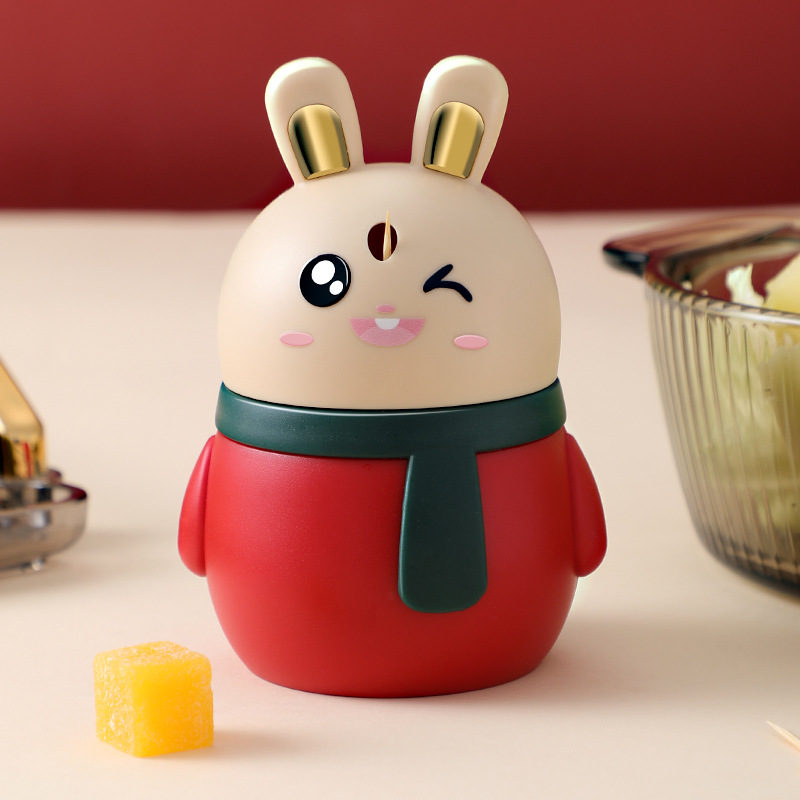 Bunny Toothpicks Container