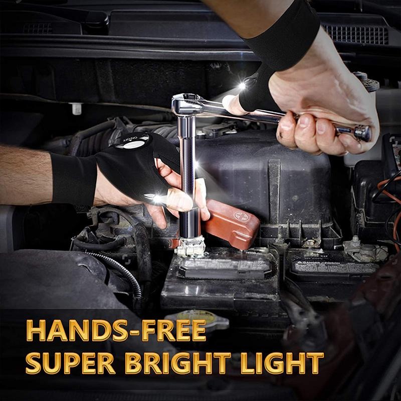 LAST DAY PROMOTION - LED Gloves With Waterproof Lights