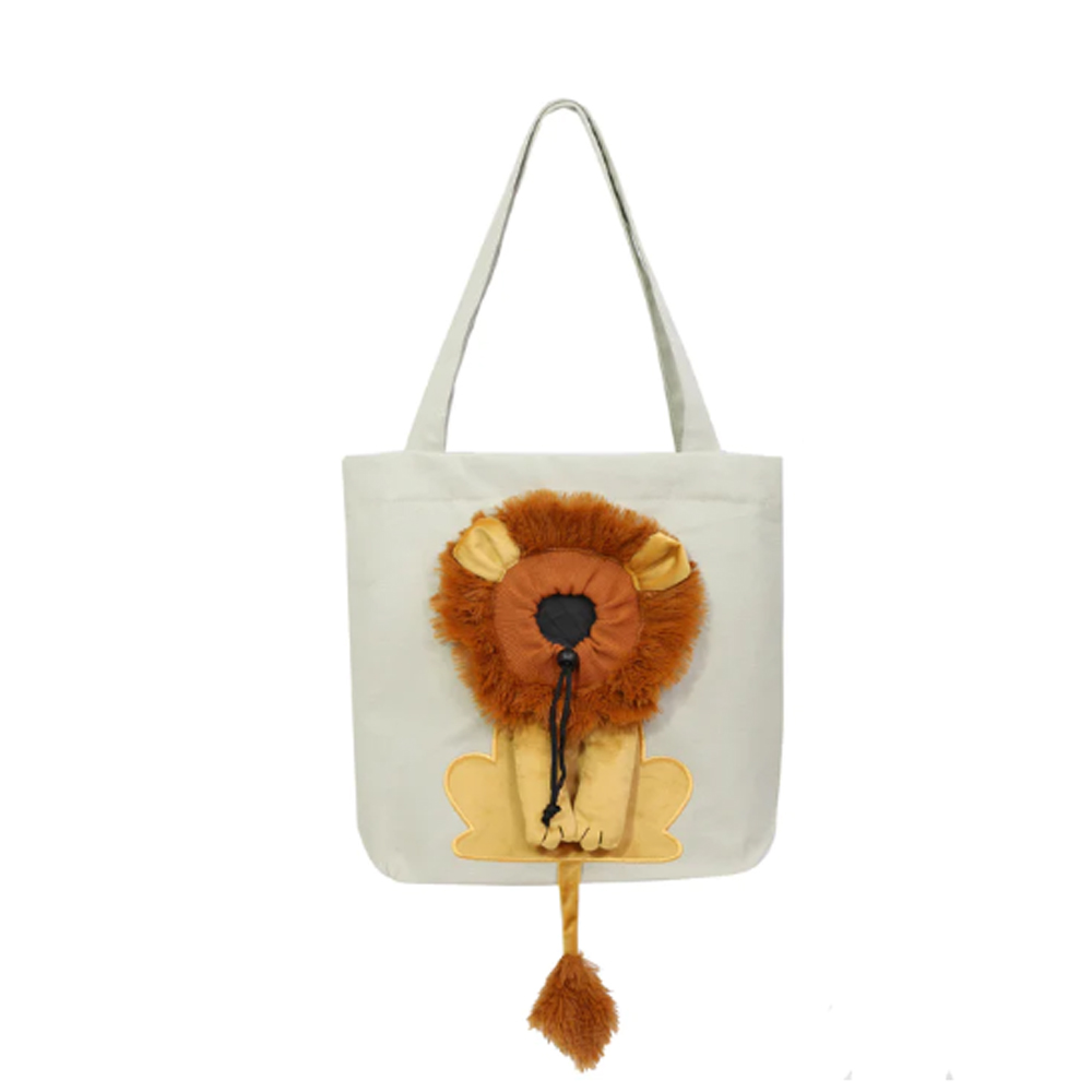 Lion-Shaped Pet Canvas Shoulder Bag - BUY 2 FREE SHIPPING