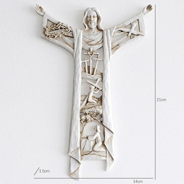 Risen Christ Wall Cross Jesus Figures - BUY 2 FREE SHIPPING