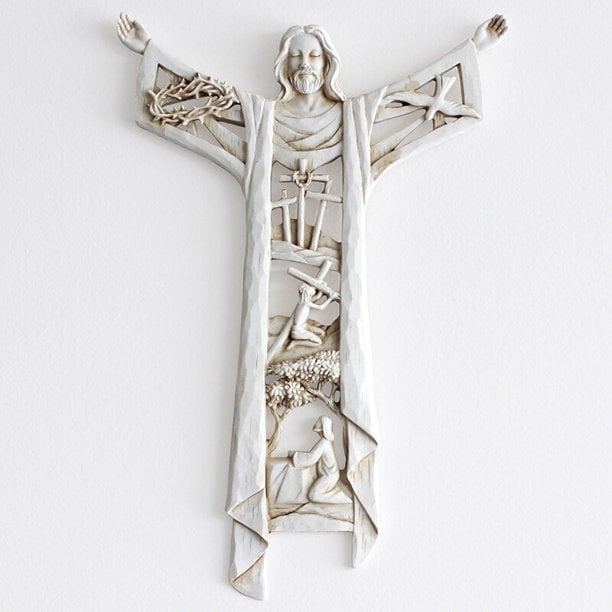 Risen Christ Wall Cross Jesus Figures - BUY 2 FREE SHIPPING