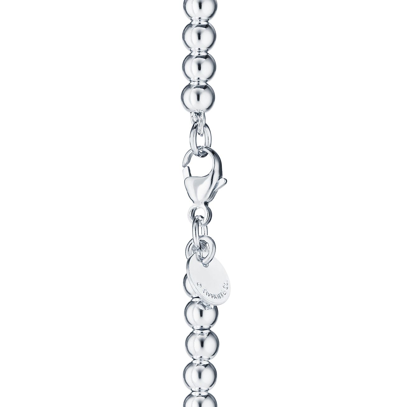 Return to Tiffany&reg; Tiffany Blue&reg; Heart Tag Bead Bracelet in Silver, 4 mm - Alternate shot 1 - Alternate shot 2 - Alternate shot 3