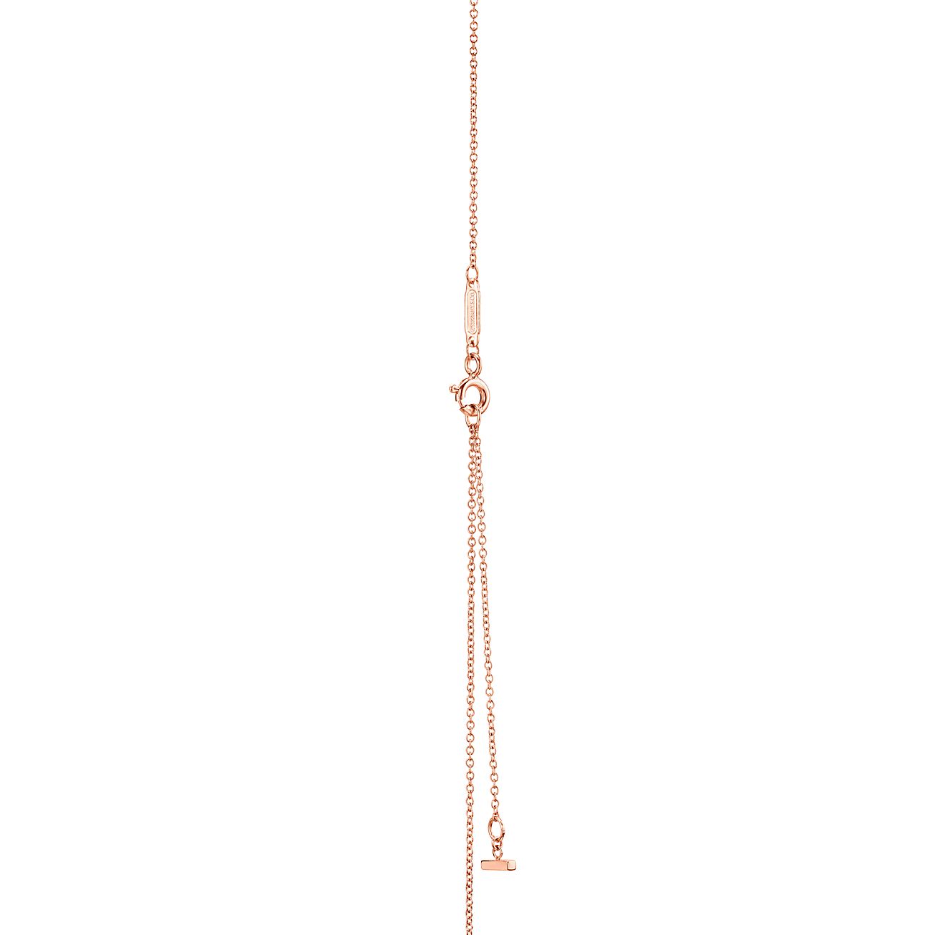 Tiffany T Smile Pendant in Rose Gold, Large - Alternate shot 1 - Alternate shot 2