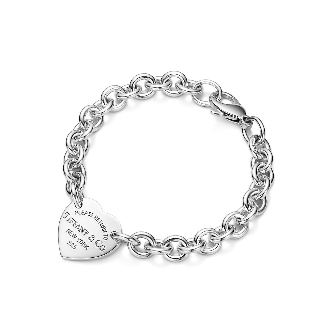 Return to Tiffany® Heart Tag Bracelet in Silver