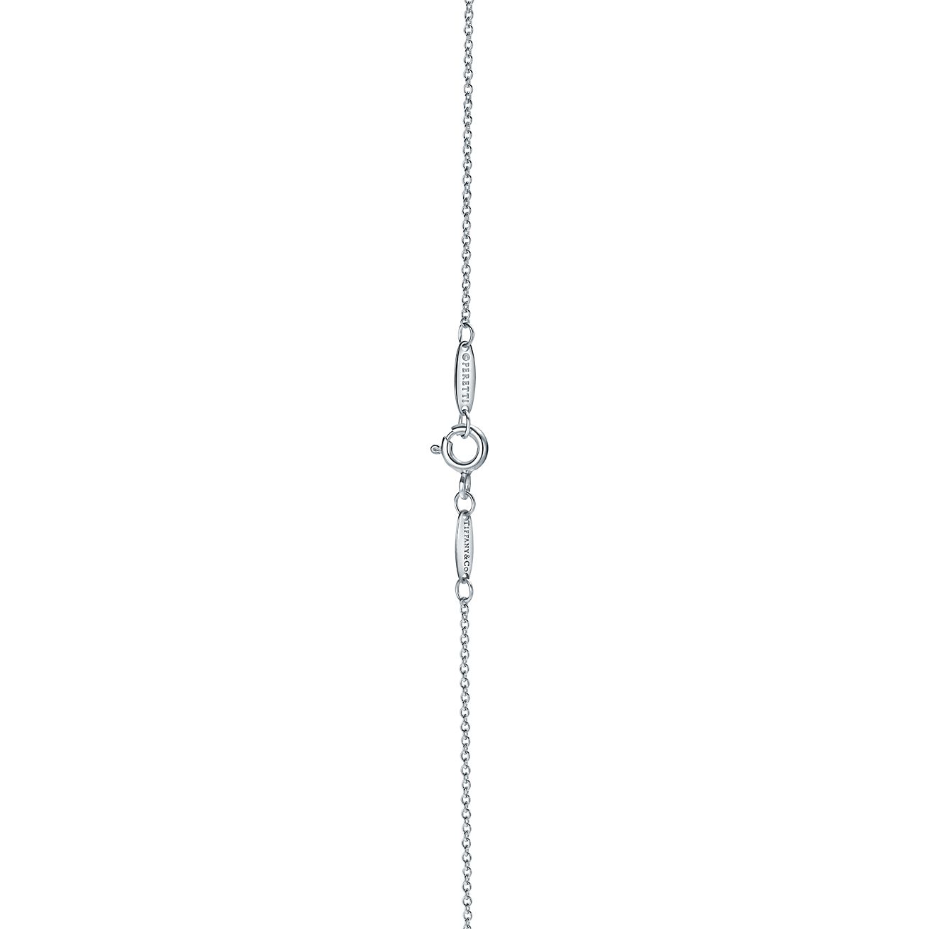 Elsa Peretti® Open Heart Pendant in Silver, 11 mm - Alternate shot 1 - Alternate shot 2 - Alternate shot 3