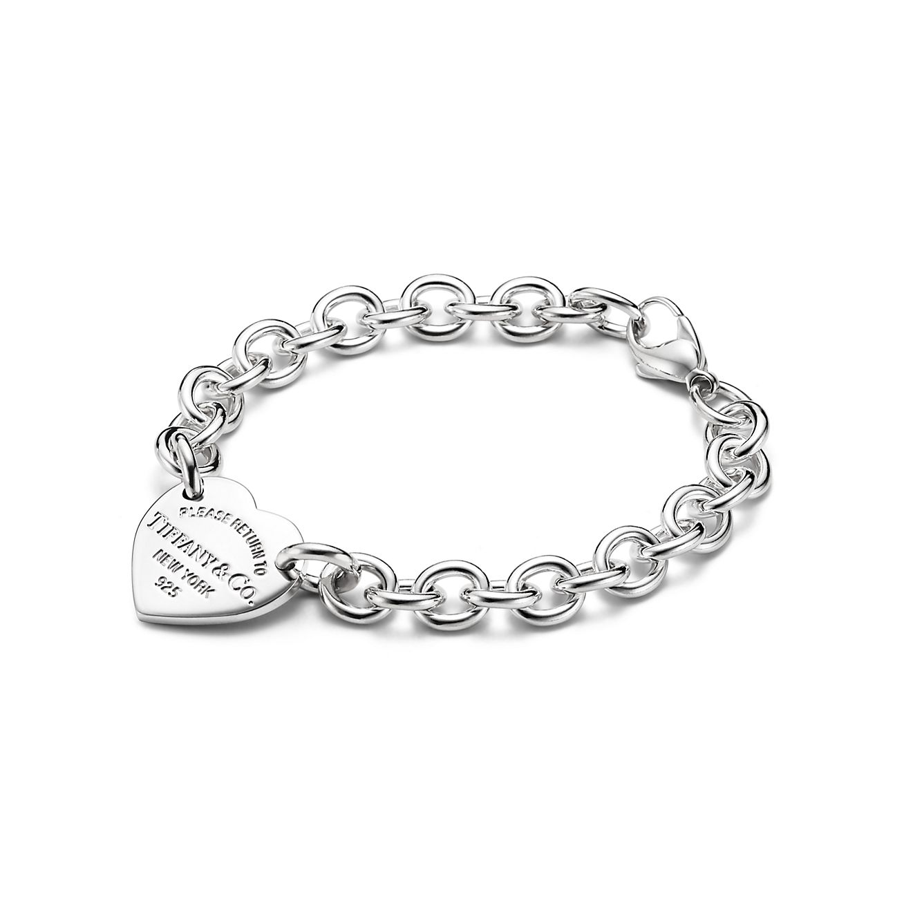 Return to Tiffany® Heart Tag Bracelet in Silver - Alternate shot 1