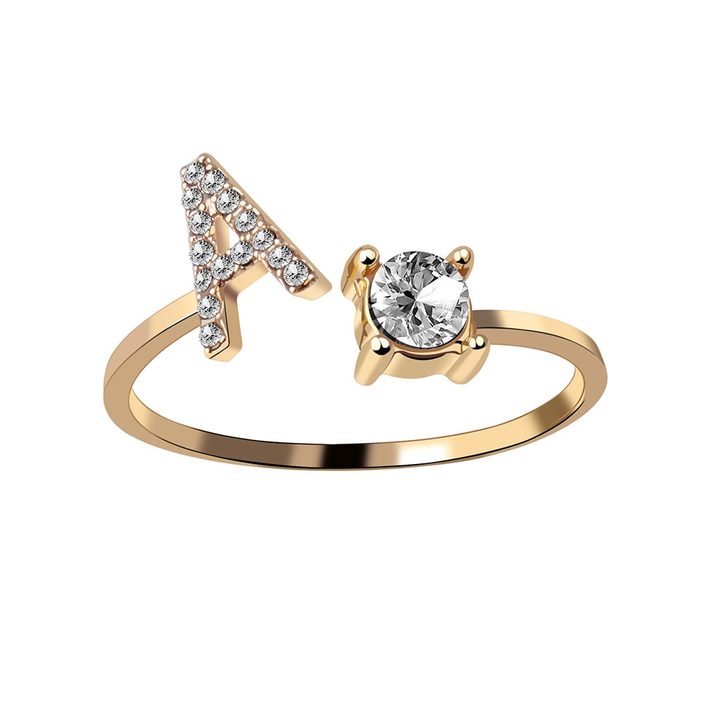 Lovely Initial Ring（BUY 2ND  GET 50% OFF）
