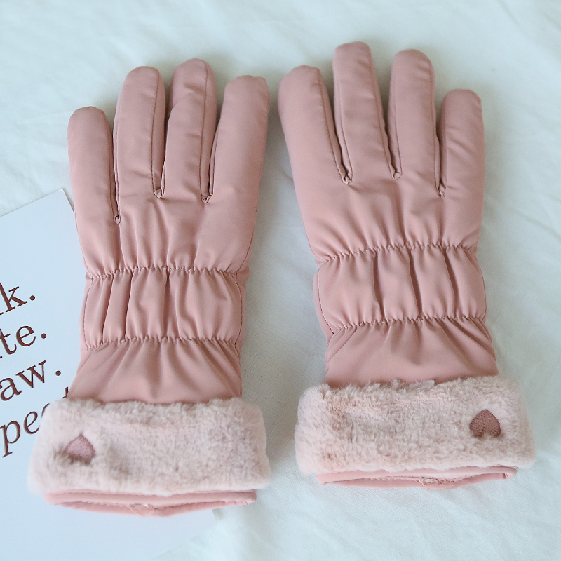 冬款保暖觸屏可愛韓系手套