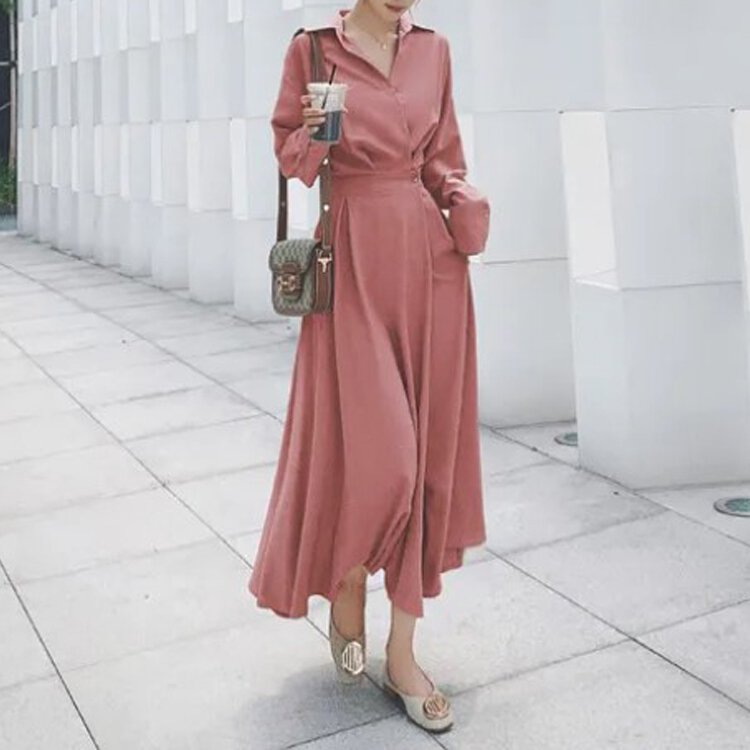 女式可愛氣質韓版時尚大碼連衣裙