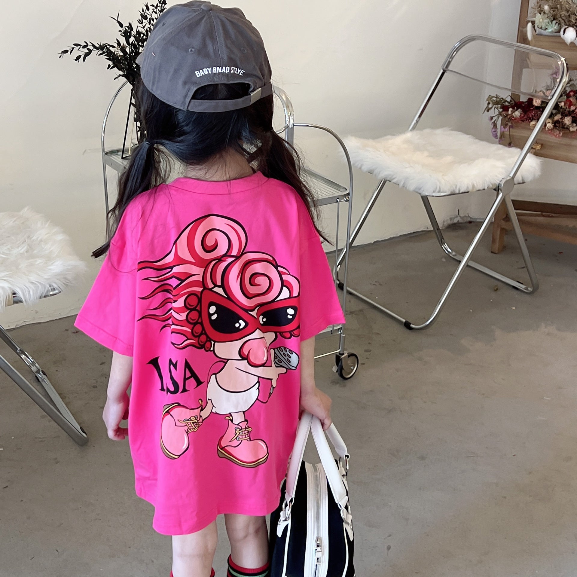 Hysteriamini ビッグTシャツ 2色展開(90cm-140cm/M) 050406