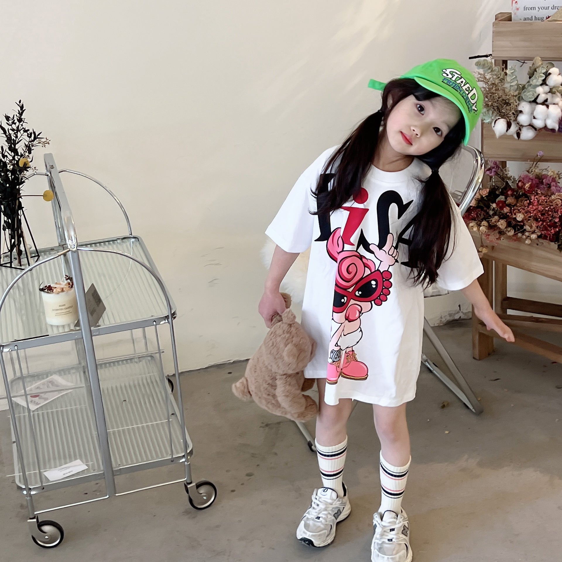 Hysteriamini ビッグTシャツ 2色展開(90cm-140cm/M) 050406