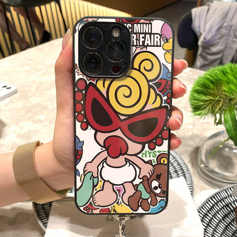 Hysteriamini パールストラップ付きiPhoneケース 807-1-15