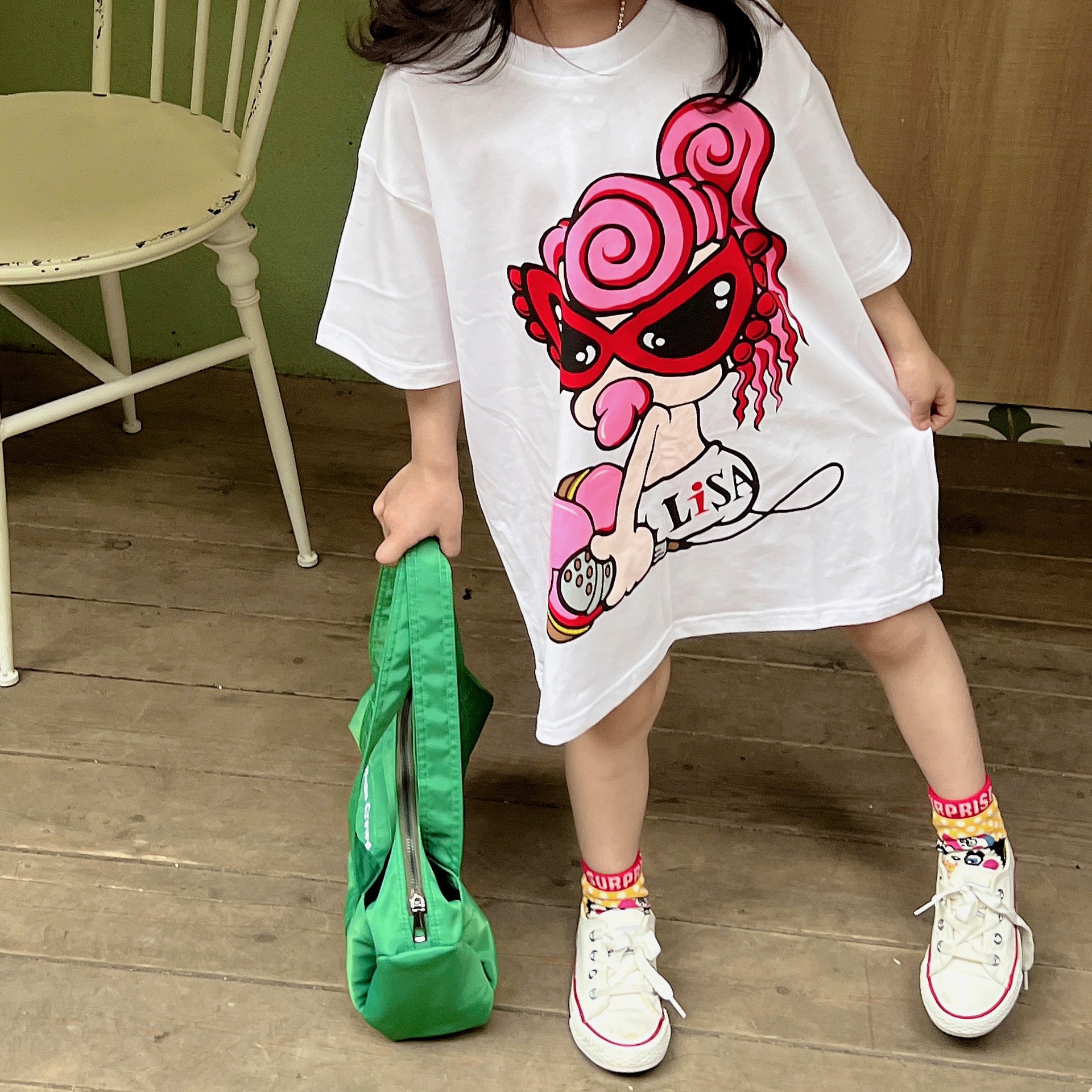 Hysteriamini ビッグTシャツ (90cm-140cm/M) 0511010