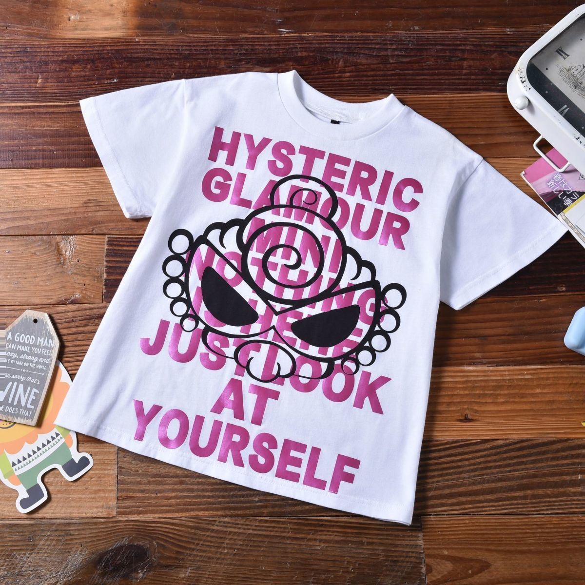 Hysteriamini ビッグTシャツ (90cm-140cm/M) 050803