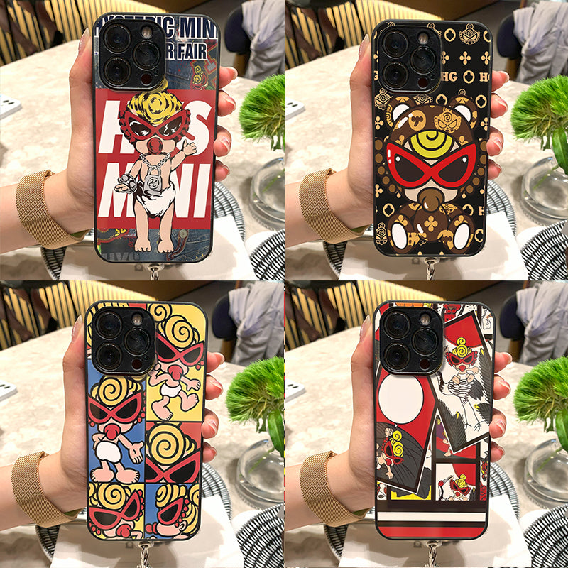 Hysteriamini パールストラップ付きiPhoneケース 807-1-12