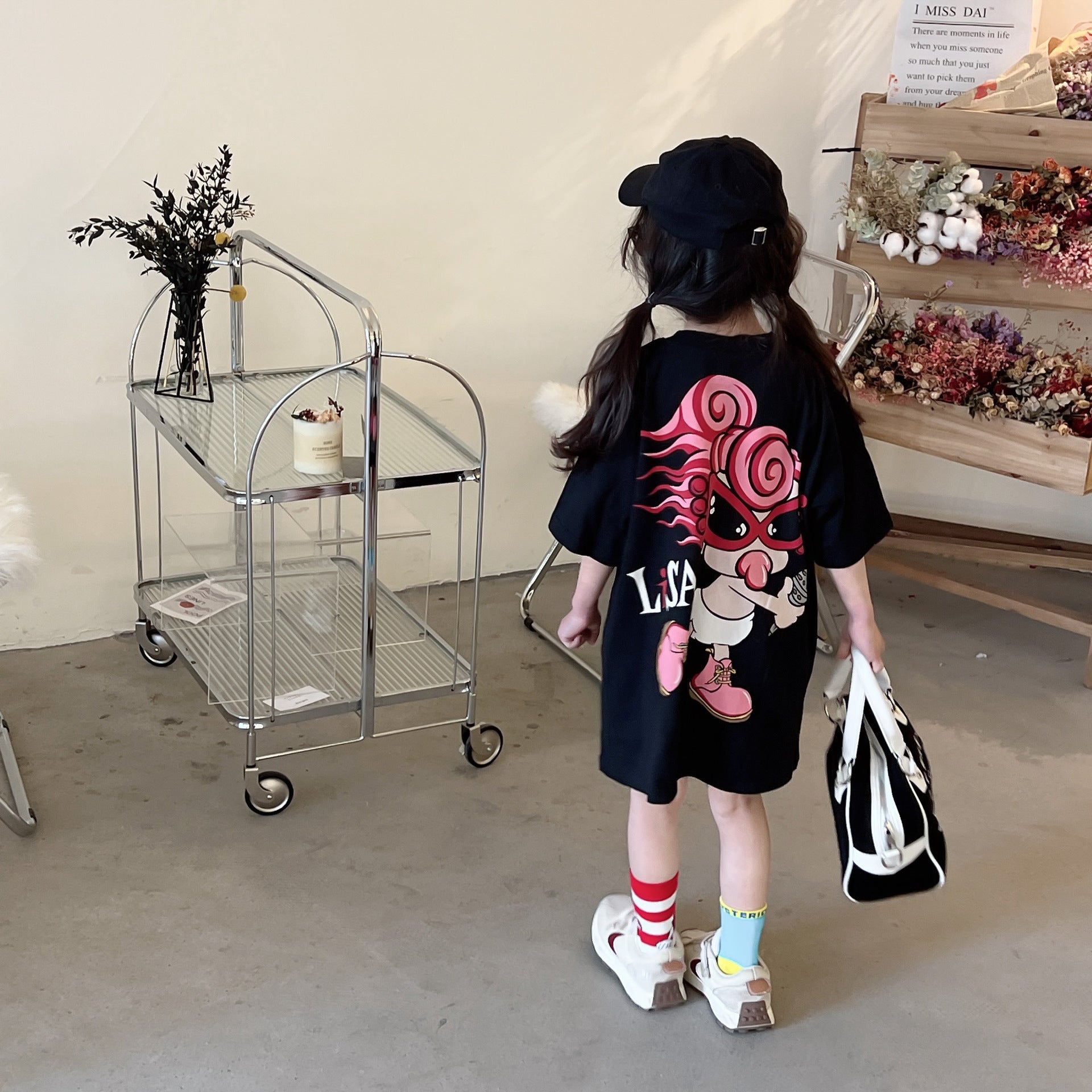 Hysteriamini ビッグTシャツ 2色展開(90cm-140cm/M) 050406