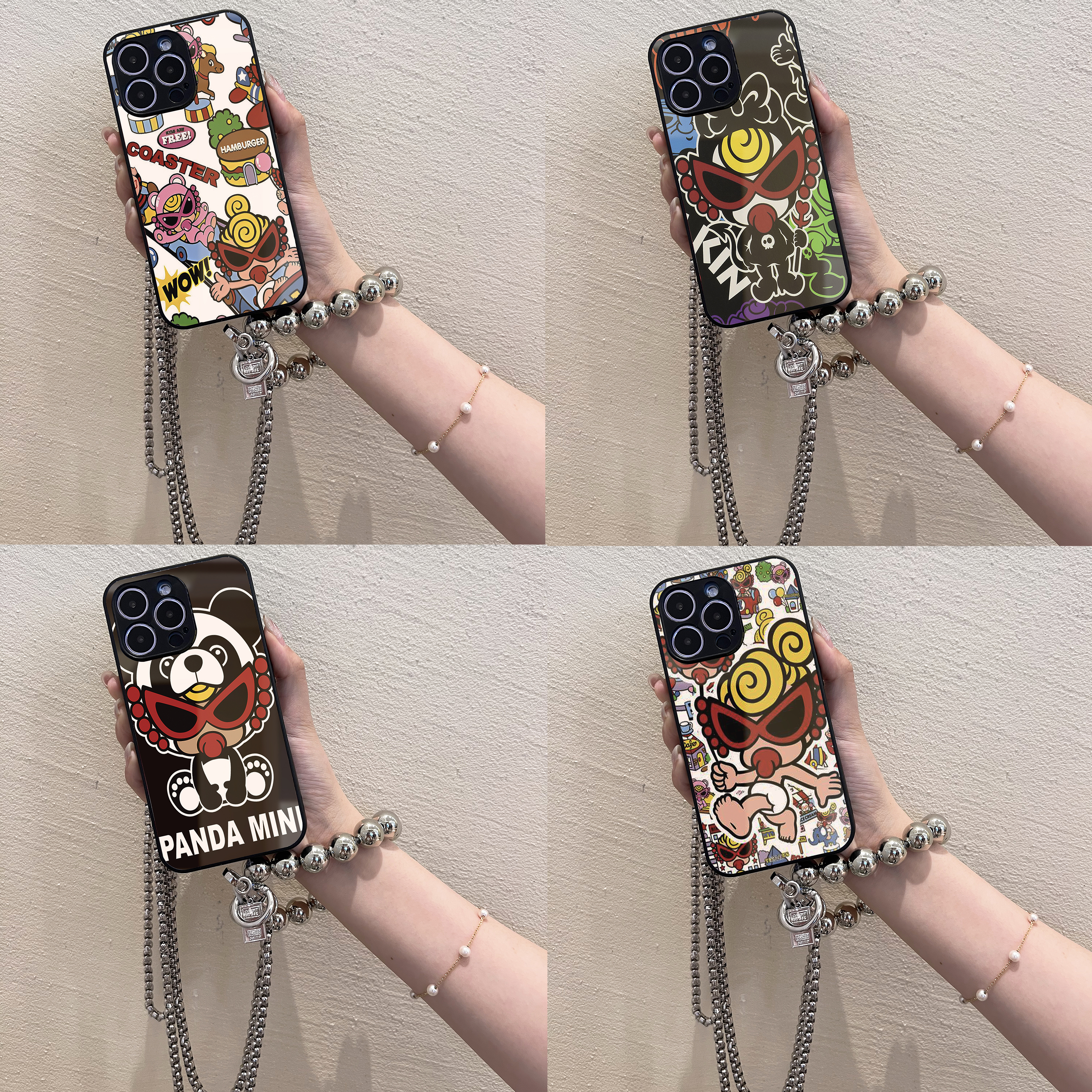 Hysteriamini チェーンショルダー付きiPhoneケース 826-1-15