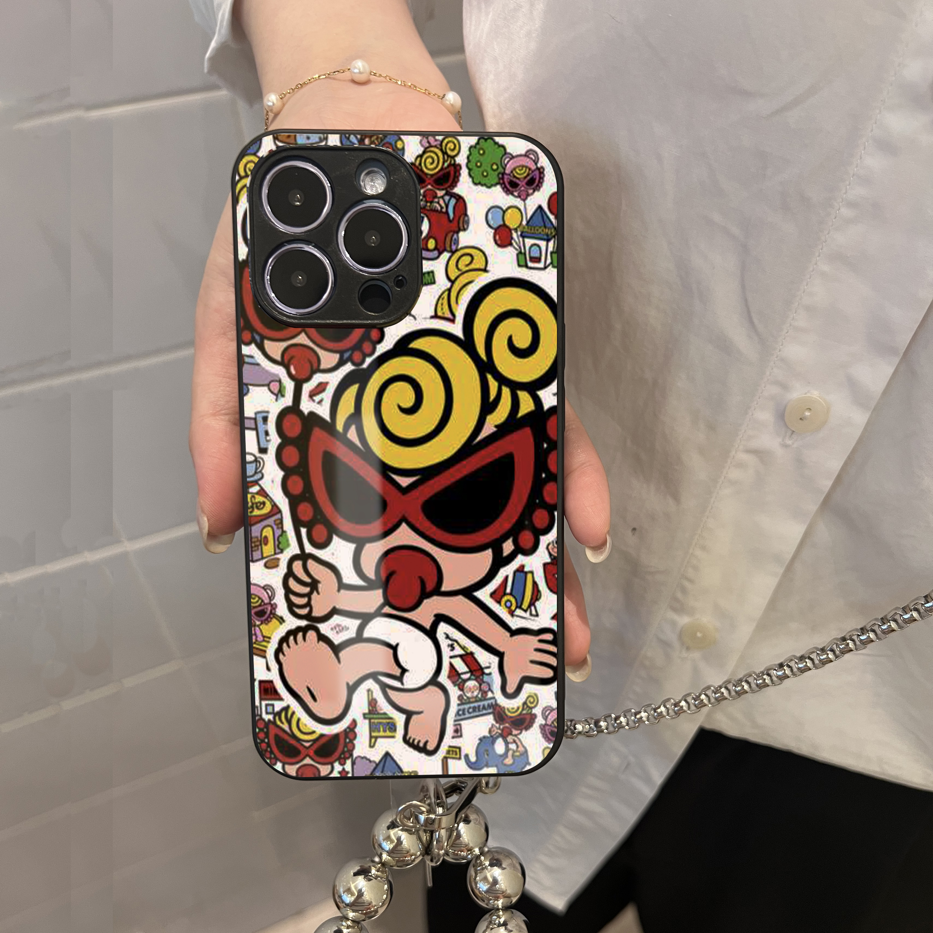 Hysteriamini チェーンショルダー付きiPhoneケース 826-1-15