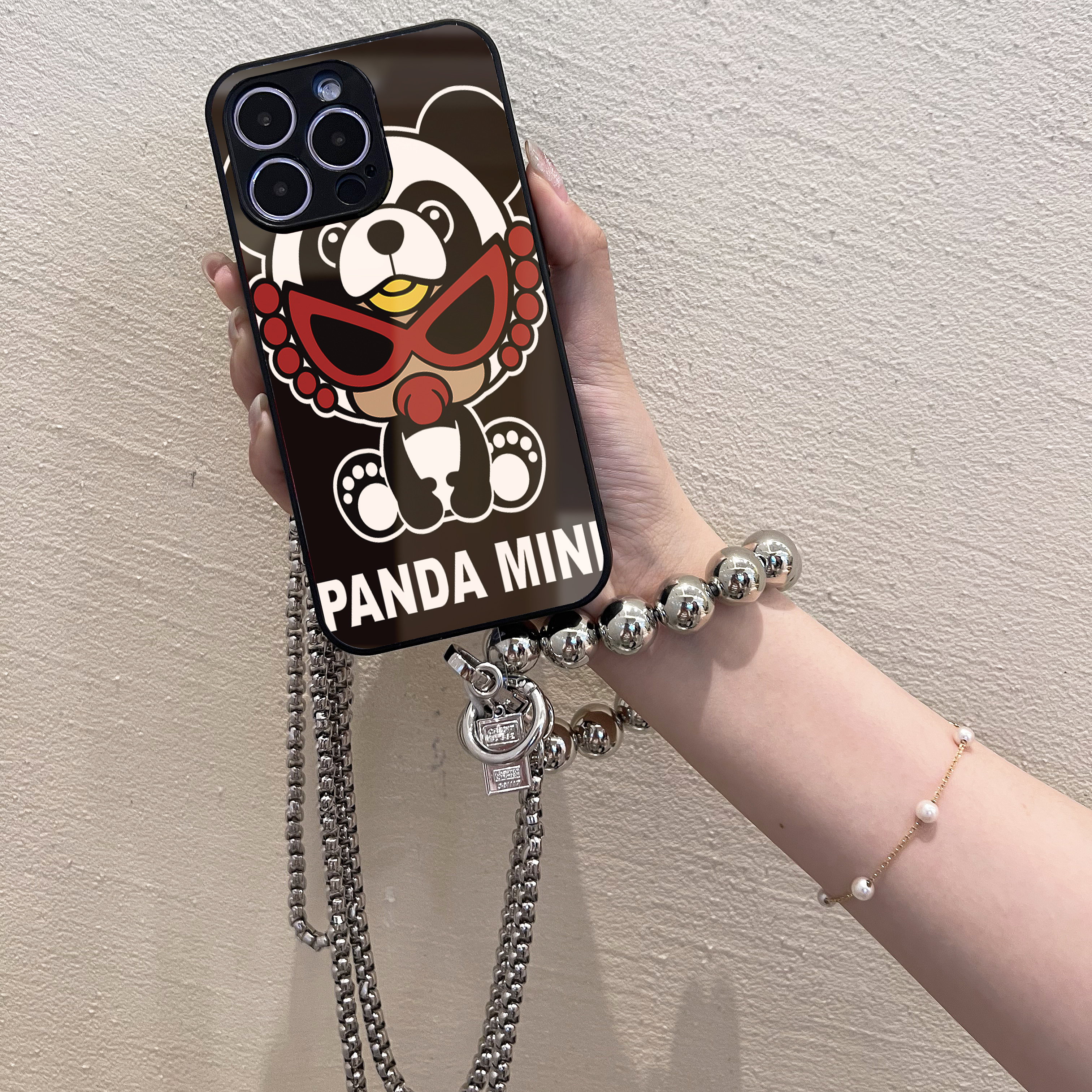 Hysteriamini チェーンショルダー付きiPhoneケース 826-1-7