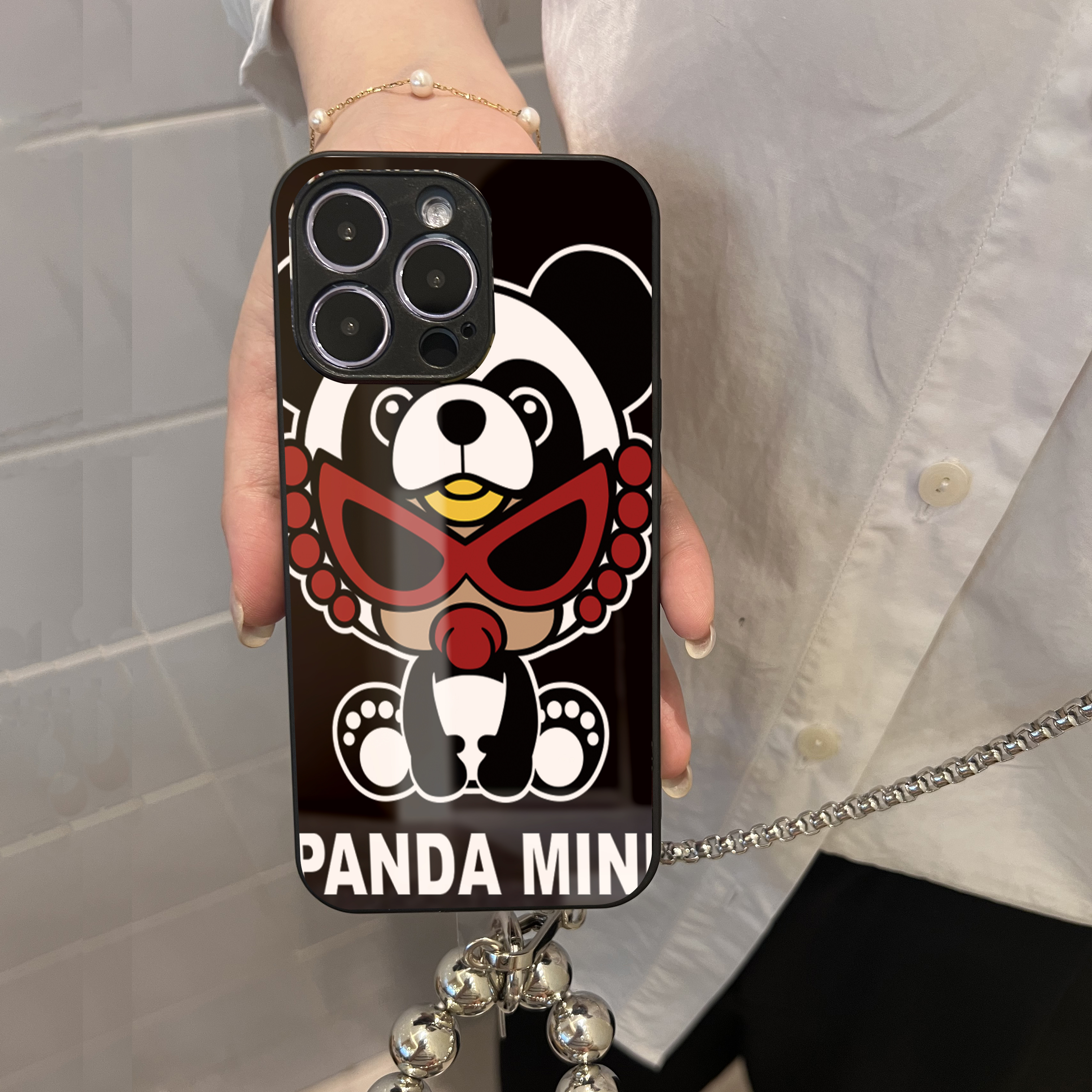 Hysteriamini チェーンショルダー付きiPhoneケース 826-1-7