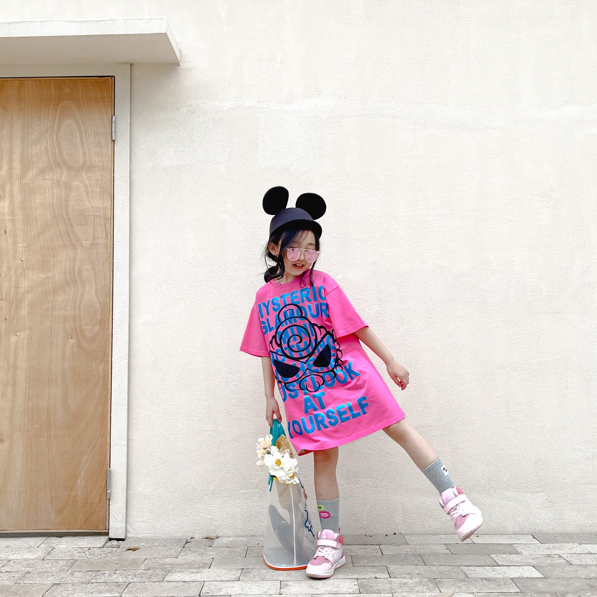 Hysteriamini ビッグTシャツ (90cm-140cm/M) 050803