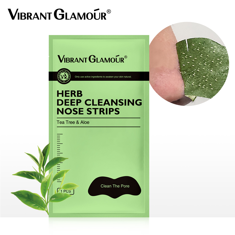 Vibrant Glamour Herbal Fade Blackhead Repair Nose Patch 海外最新